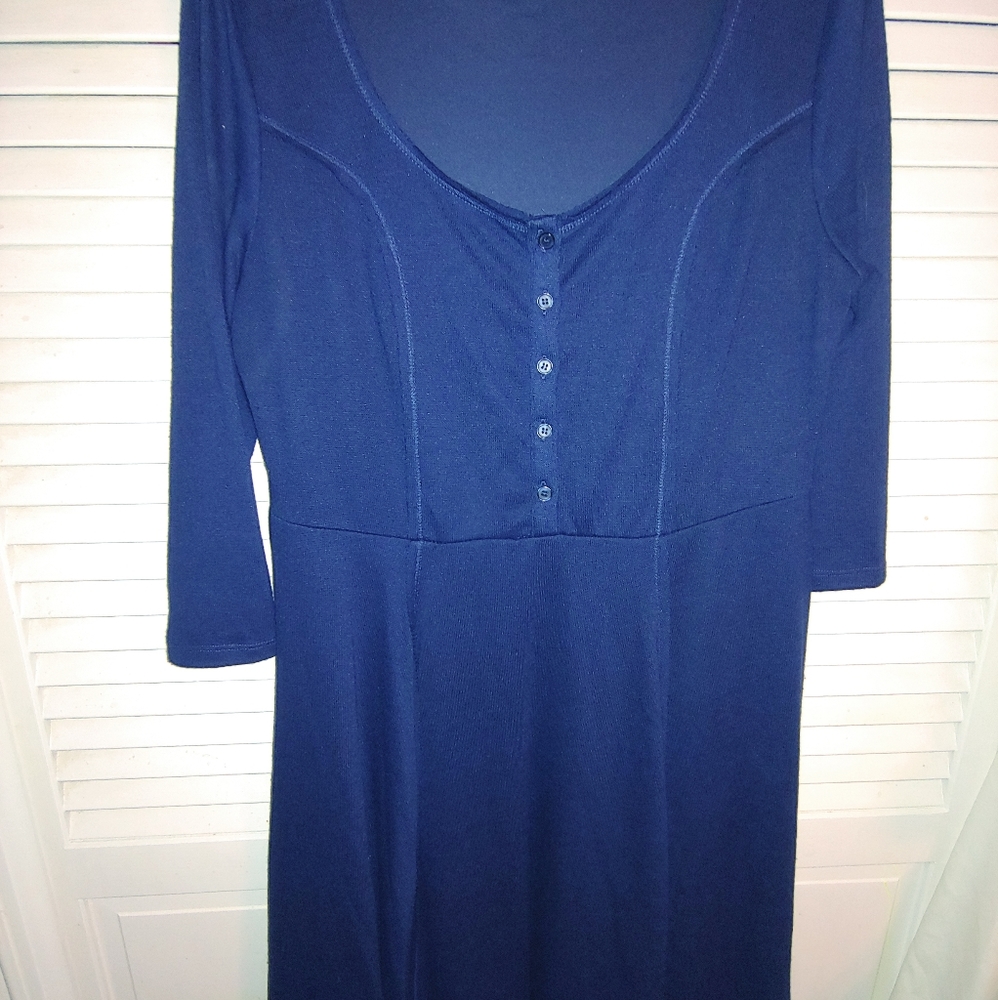 Torrid navy blue Shirt dress size 1X